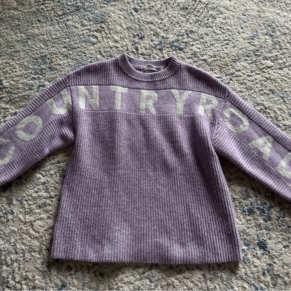 Country Road Lavender Knit Top - Picture 2 of 5